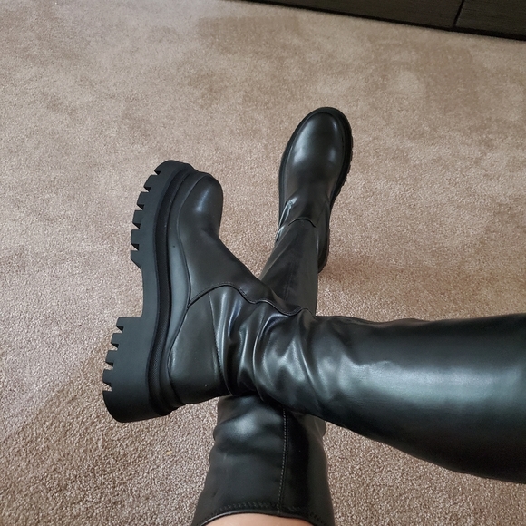 Zara | Shoes | Zara Low Heel Lug Sole 